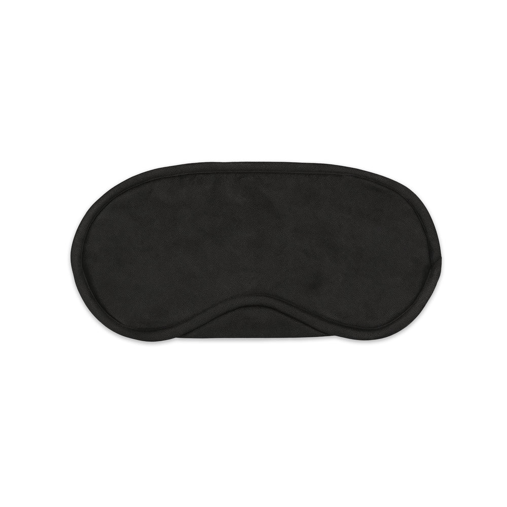 Eye Sleeping Mask – Woven Fabric w/ Double Strap (Black)
