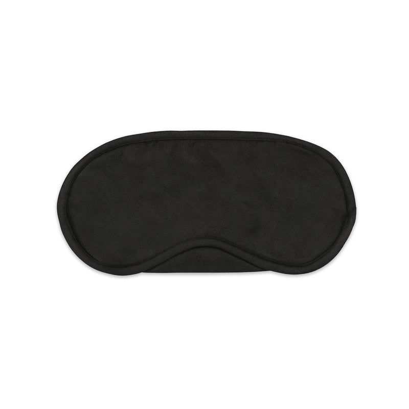 Eye Sleeping Mask – Woven Fabric w/ Double Strap (Black)