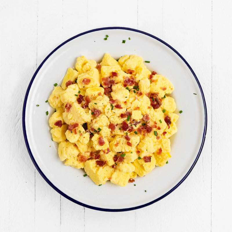 Scrambled Eggs with Bacon (Gluten Free) 