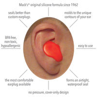 Mack's Soft Moldable Silicone Putty Ear Plugs Kids Size