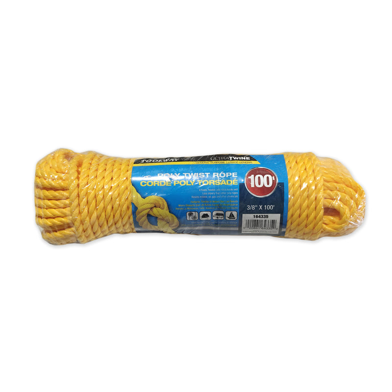 Poly Twist Rope – 3/8" x 100&
