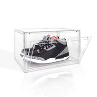 Ollie XL Shoe Box Organizer With Magnet Door, Ultra Clear, Pack of 1 (OPEN BOX)