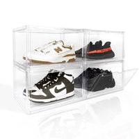 Ollie XL Shoe Box Organizer With Magnet Door, Ultra Clear, Pack of 1 (OPEN BOX)