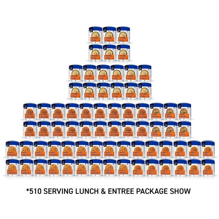 510 Serving Lunch and Entree Package - 72 cans (Mountain House®)