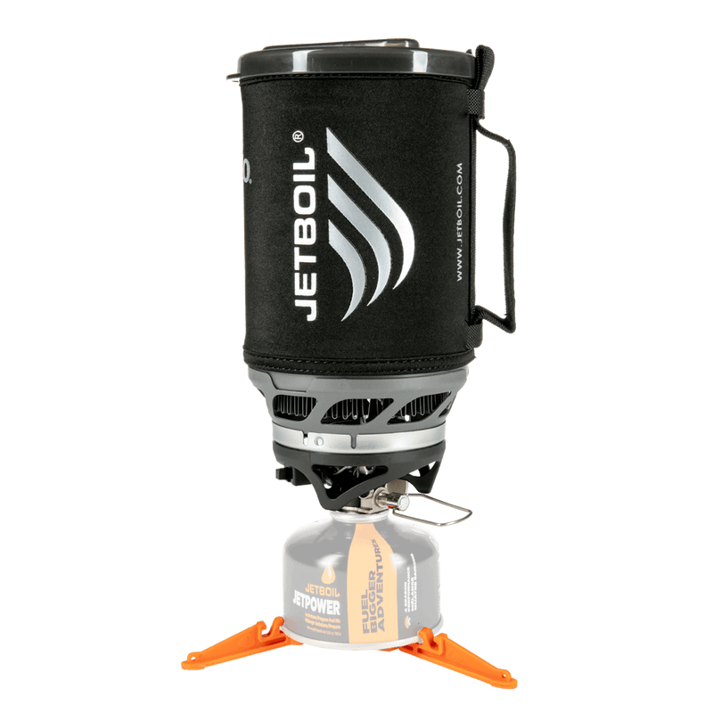 Jetboil SUMO set up with fuel and stabilizer