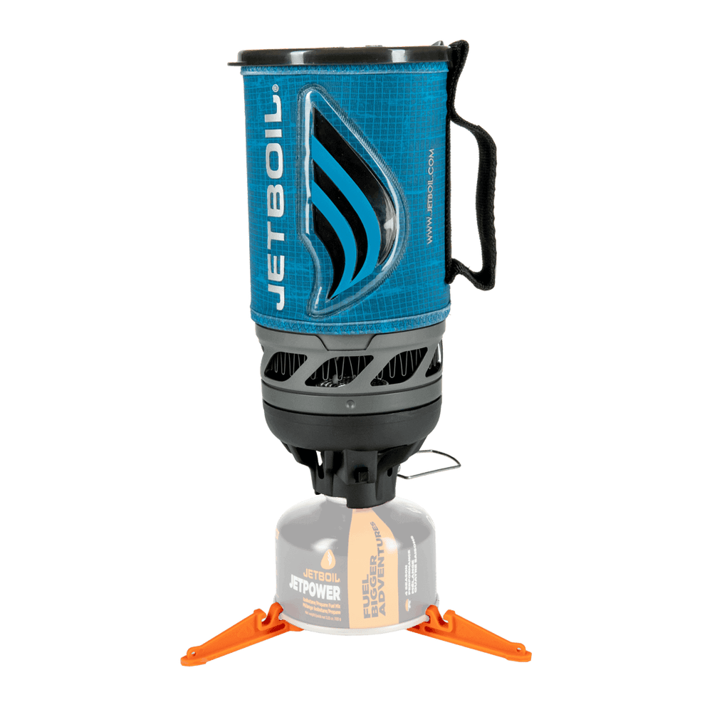 Jetboil Flash Matrix stove on stand