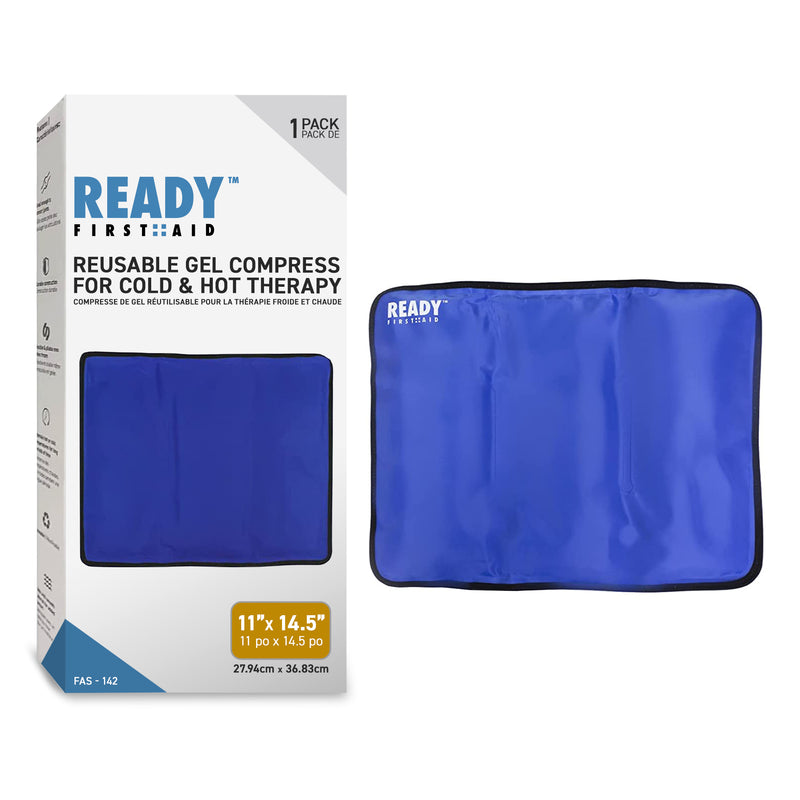 Ready First Aid Reusable Gel Cold & Hot Pack - 11" x 14.5"