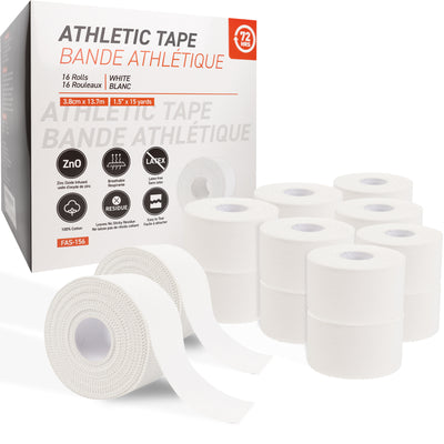 Ready First Aid Athletic Sport Tapes- (1.5' x 15 Yrd) (White)