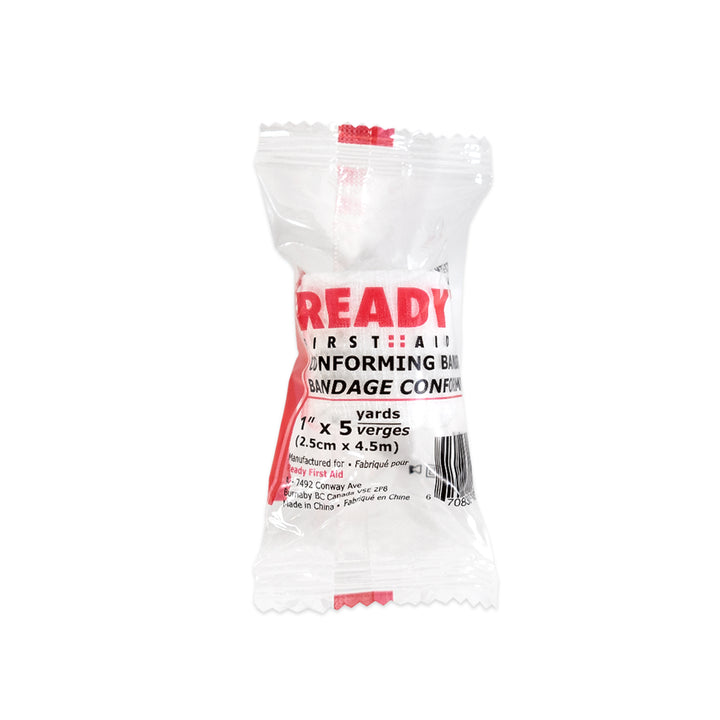 Conforming Stretch Bandage (1"), 2.54cm x 4.5m - Ready First Aid