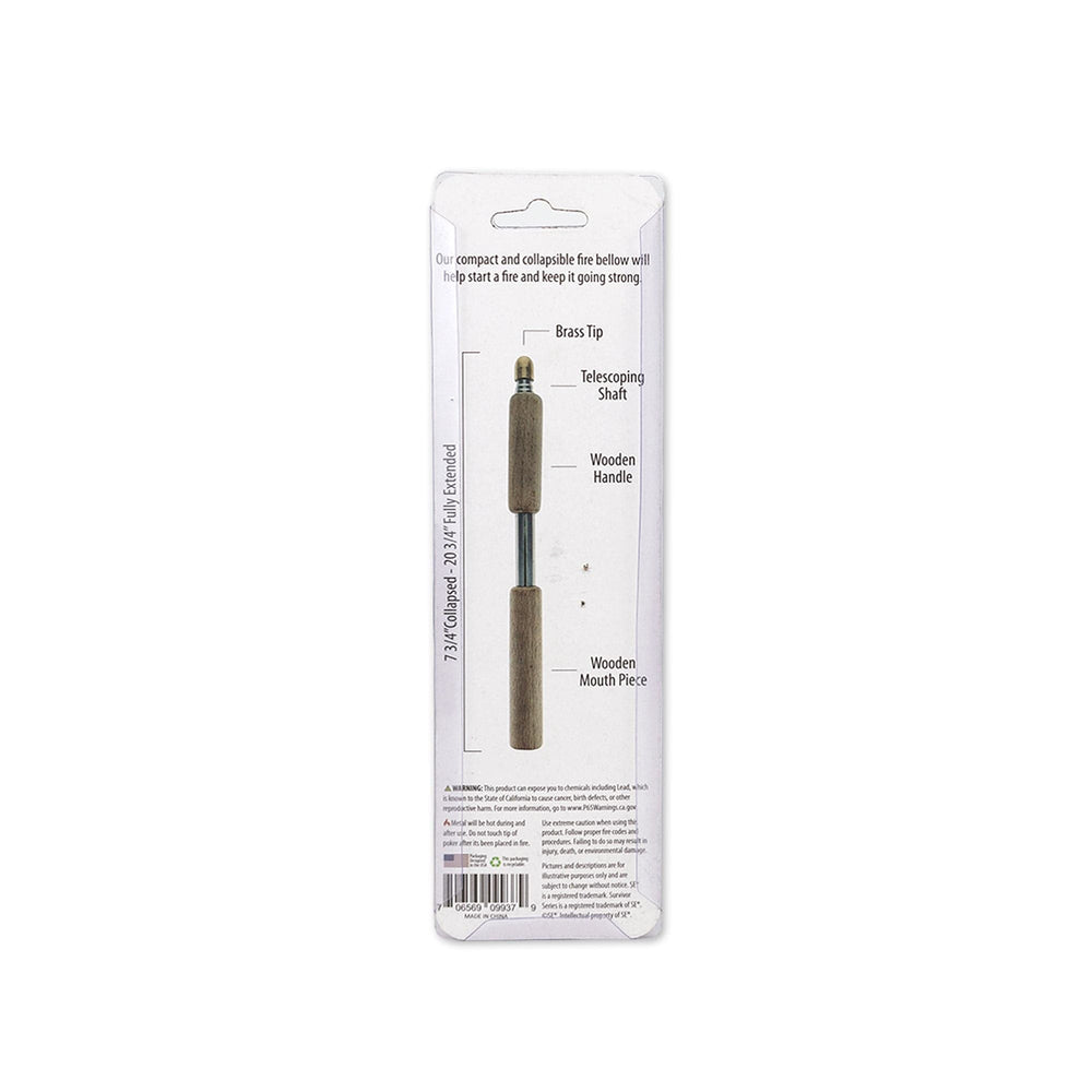 Telescopic Fire Bellow packaging back