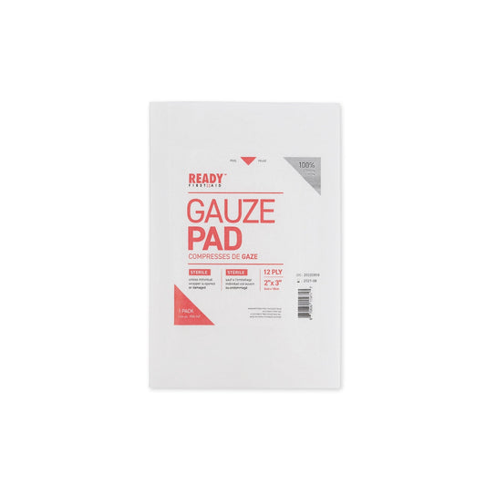 Gauze Pad, 2" x 3", 12-ply, Sterile - Ready First Aid
