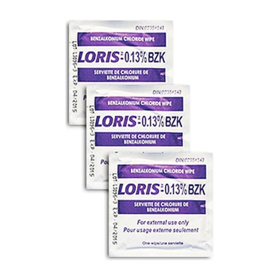 Antiseptic Wipes "LORIS" 0.13% BZK 