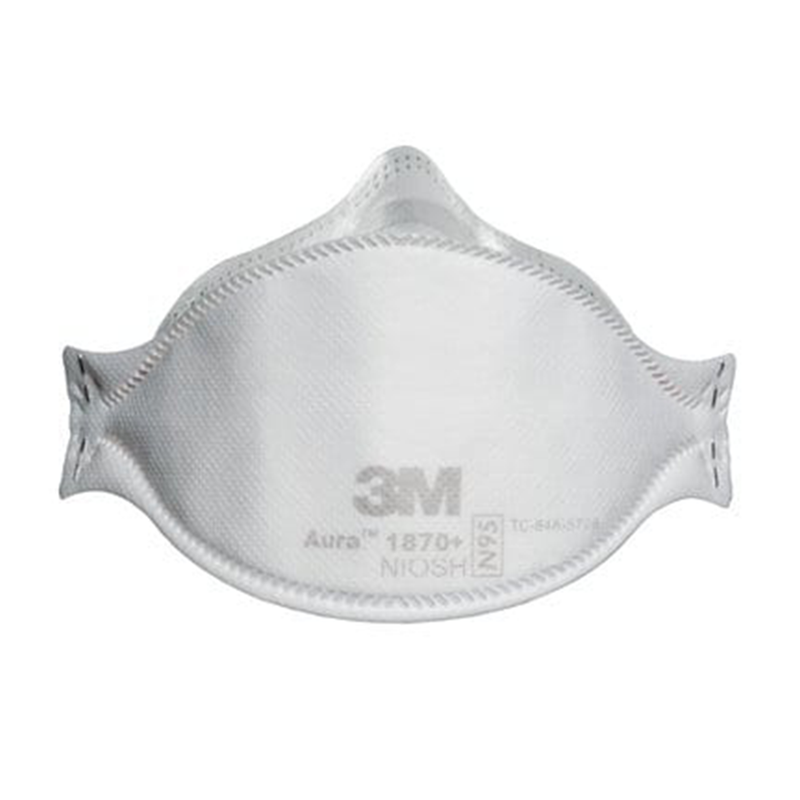 3M Aura 1870+ N95 Particulate Respirator Mask - Single Mask Individually Wrapped front