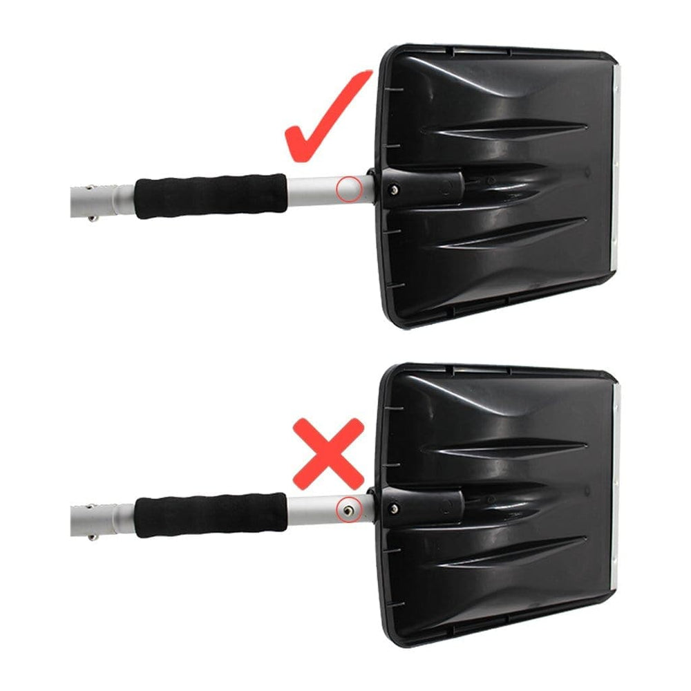 3 in 1 Collapsible Snow Shovel correct installation