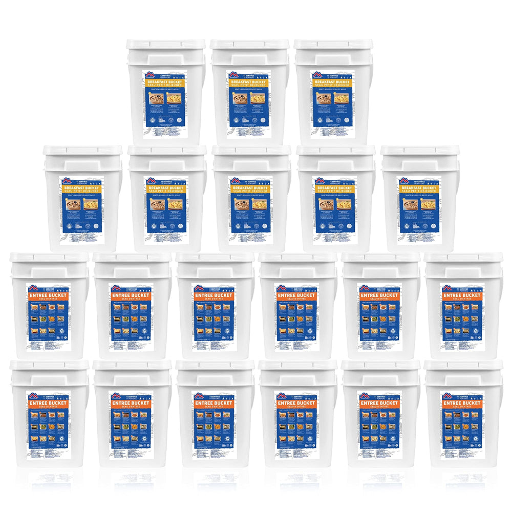 3 Month Breakfast and Entree Assortment Meal Bucket (Mountain House®)