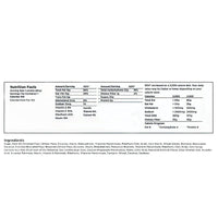 400 Calorie SOS Millenium Emergency ration tropical fruit Nutritional facts and ingredients