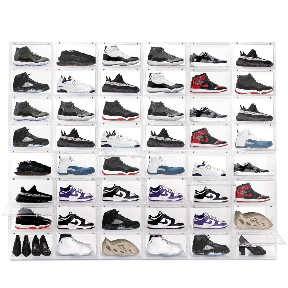 Ollie Hard Solid Shoe Box Organizer - Clear