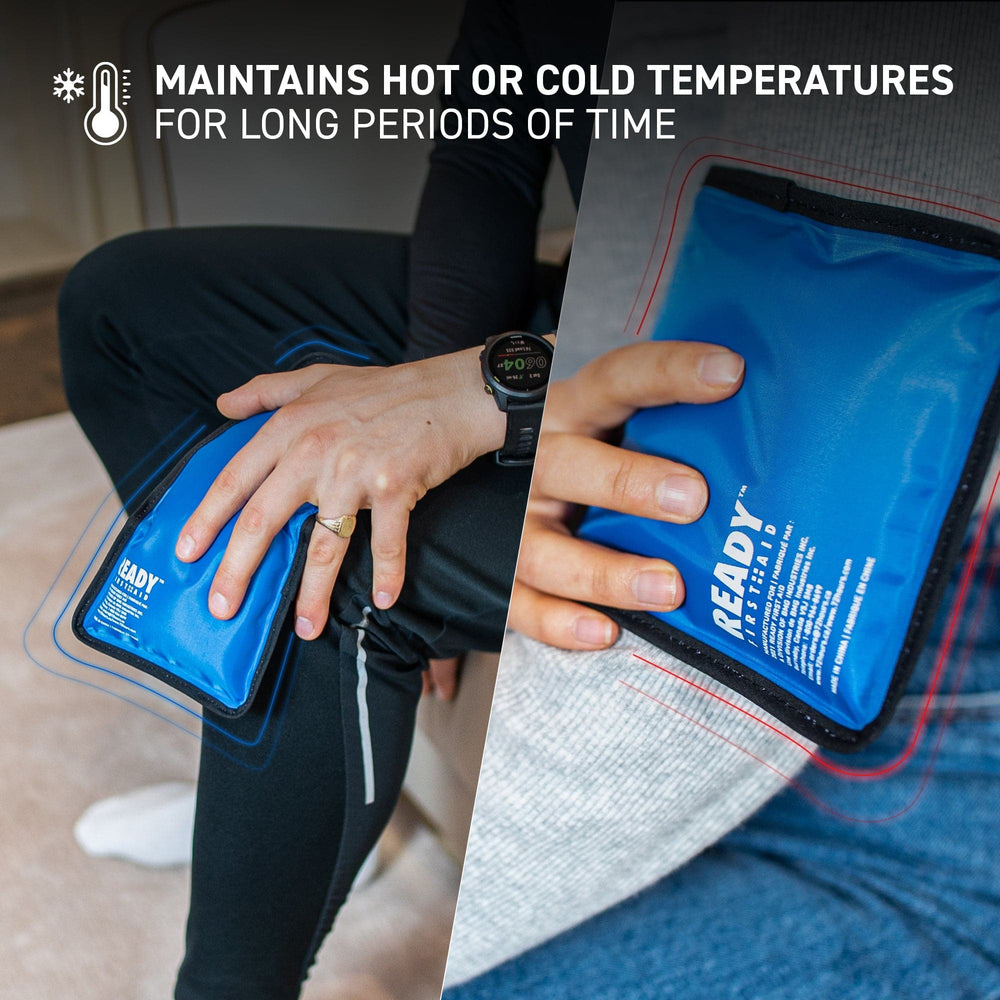 Ready First Aid Reusable Gel Cold & Hot Pack Maintains Hot or Cold Temperatures