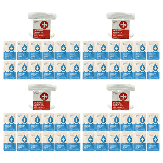 4 person emergency food and water replacement kit