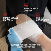 Conforming Stretch Bandage (3"), 7.6 cm x 4.5 m - Ready First Aid (Pack of 12)