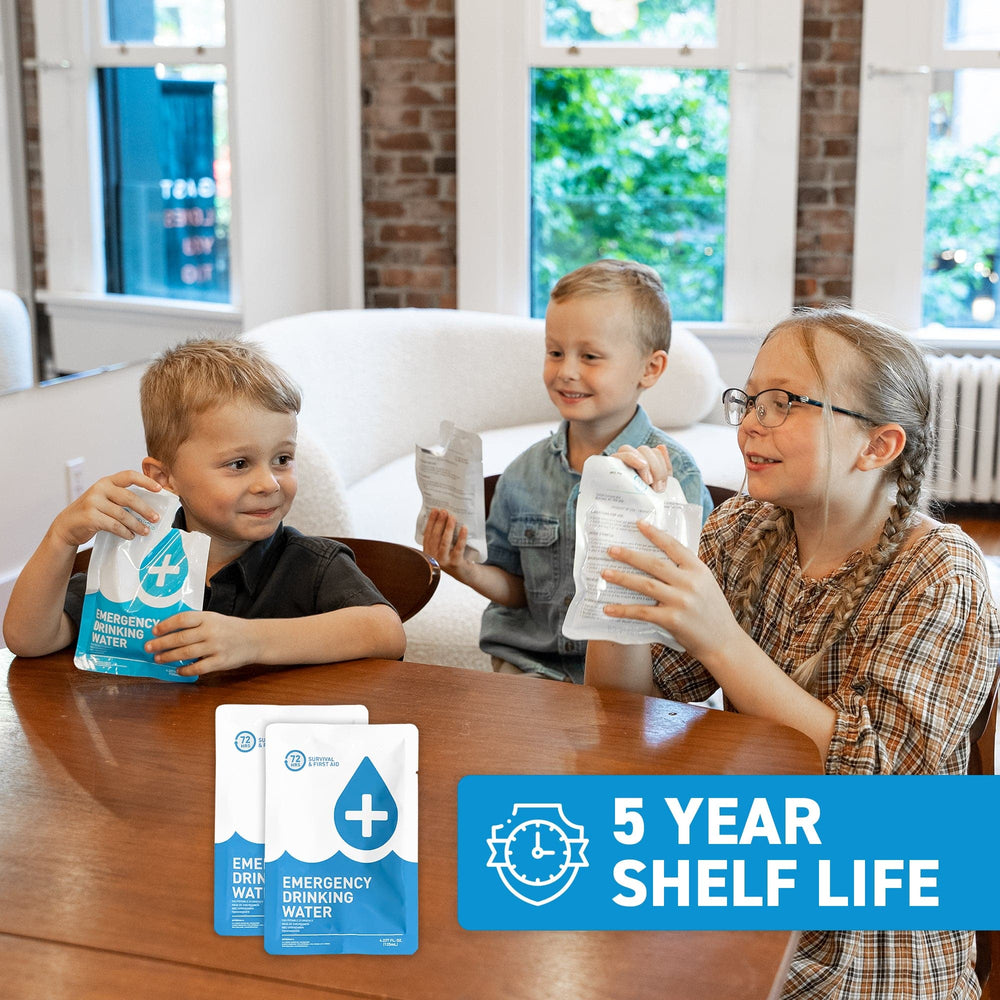72HOURS Emergency Drinking Water 125ml (Early Expiration 01/2028 - 08/2029)