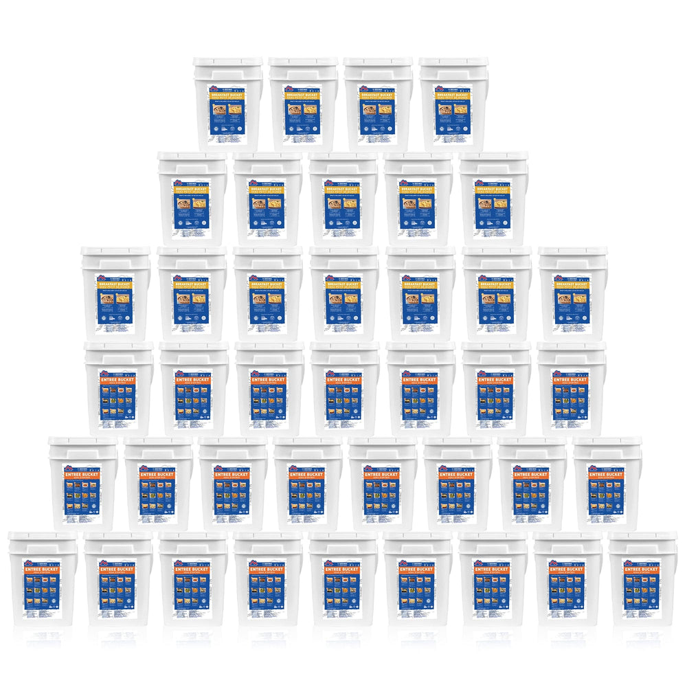 6 Month Breakfast and Entree Assortment Meal Bucket (Mountain House®)