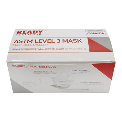 ASTM Level 3 Surgical Face Mask, Box of 50 Masks