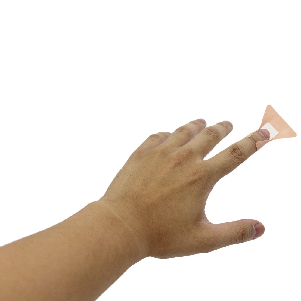Adhesive Bandage Fingertip Fabric Sterile on finger