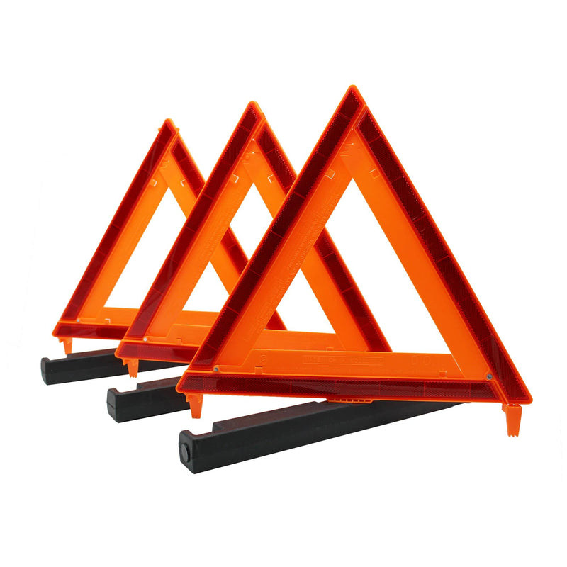 Auto Emergency Warning Triangle - 3 Pack