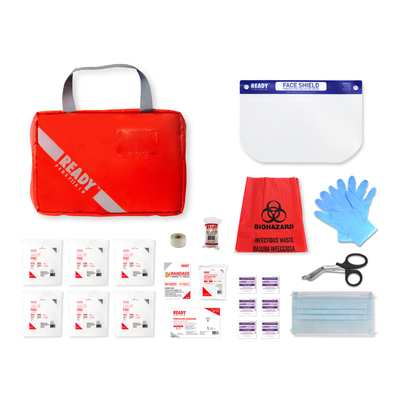 WorkSafeBC BC Basic First Aid Kit with First Aid Bag