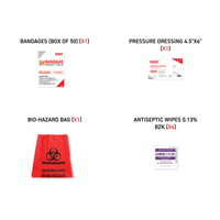 WorkSafeBC BC Personal First Aid Kit Content List