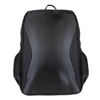 Black essential backpack front