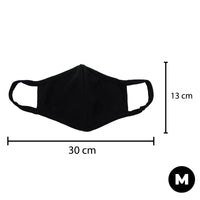 Reusable Face Mask, 3-Layer, Black - Ready First Aid
