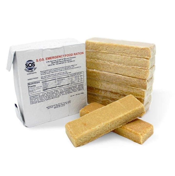 Grizzly Gear Emergency Food Rations- 3600 Calorie Bar (Vanilla Poundcake) -  3 Day, 72 Hour Ready to