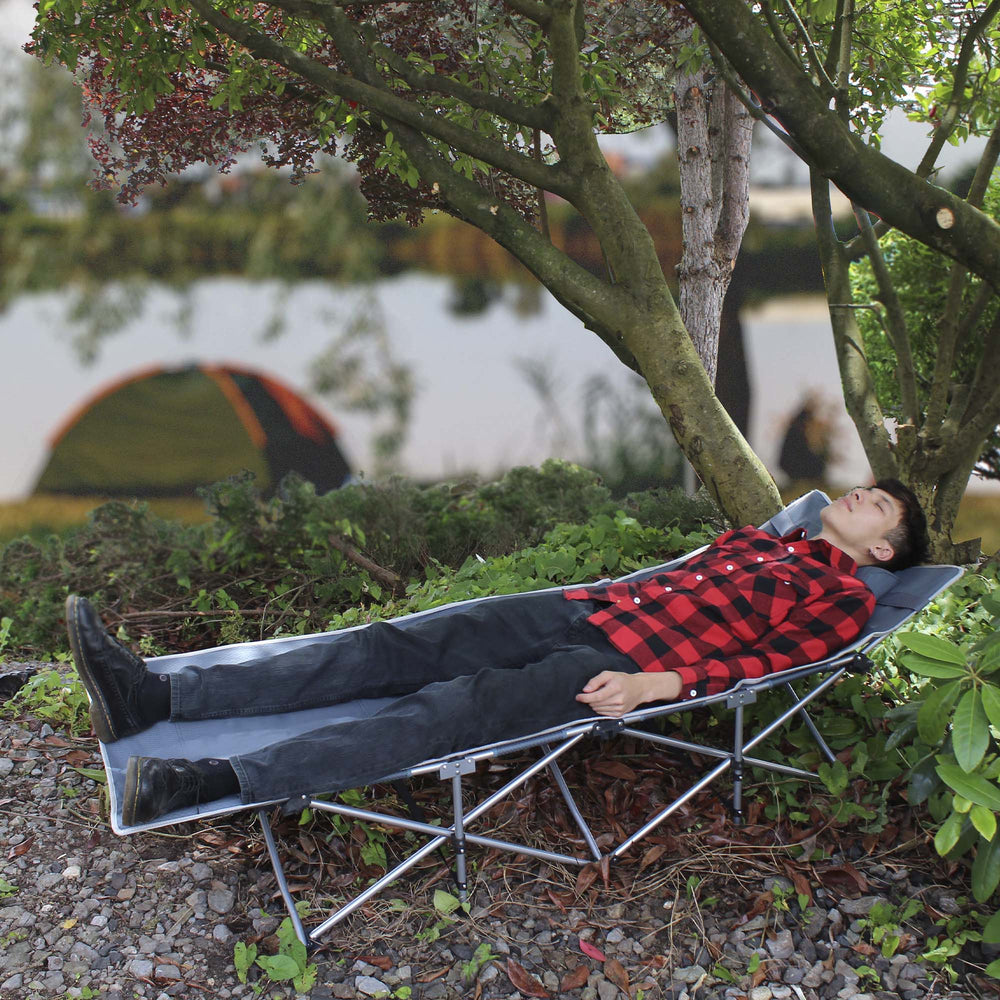 72HRS Portable Camping Cot lifestyle 2