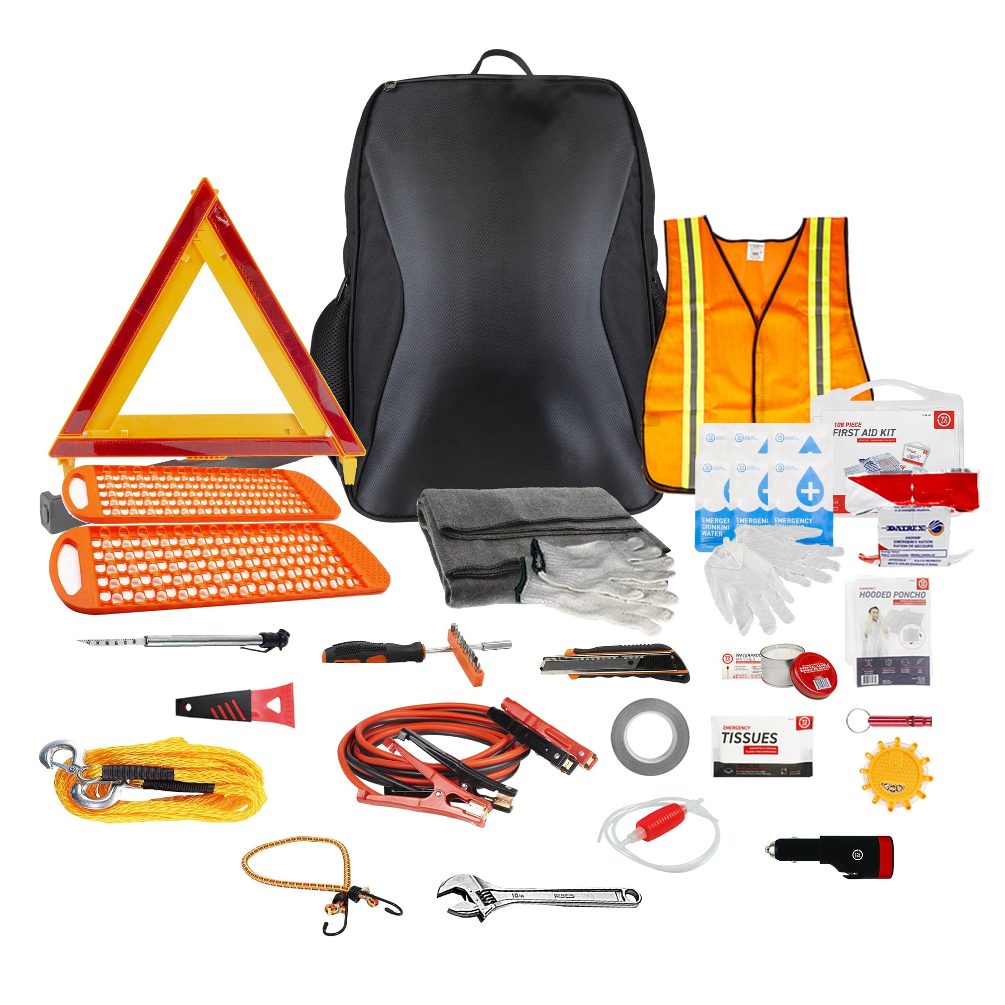 72HRS Deluxe Backpack Car Kit - Black – 72hours.ca