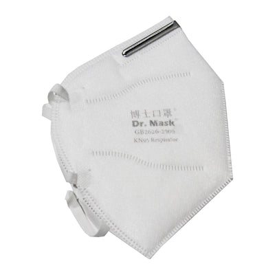 Single Dr. Mask KN95 Mask folded in half