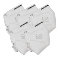 5 KN95 Masks laid out