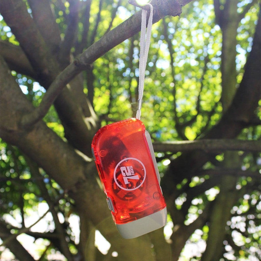 Rechargeable LED Dynamo Flashlight hanging