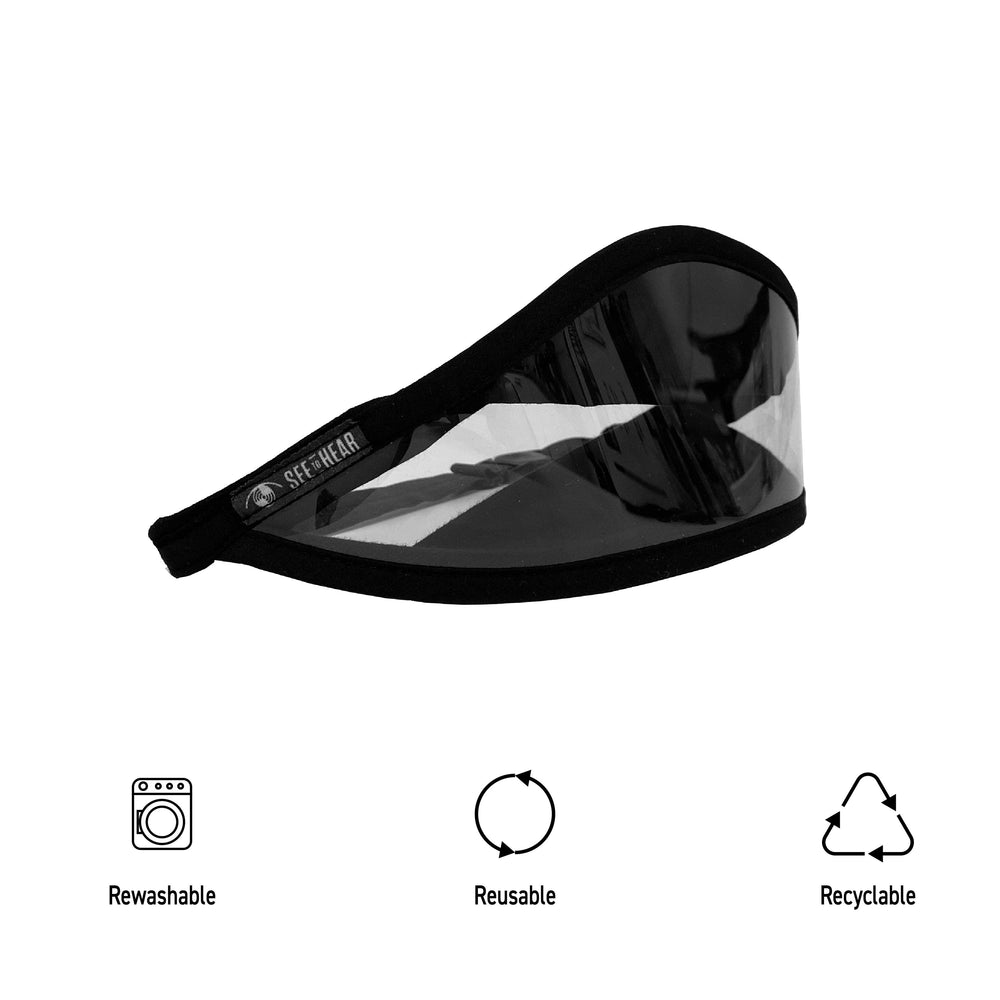 See To Hear Face Mask, Rewashable, Reusable, Recyclable