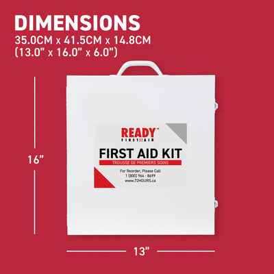 Yukon Level 3 First Aid Kit with Metal Cabinet Dimensions