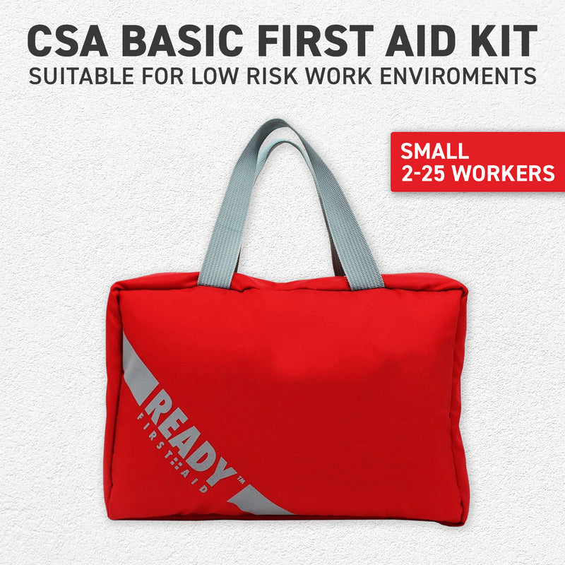 CSA Type 2 - Basic First Aid Kit Small (2-25 Workers) with First Aid Bag Regulations