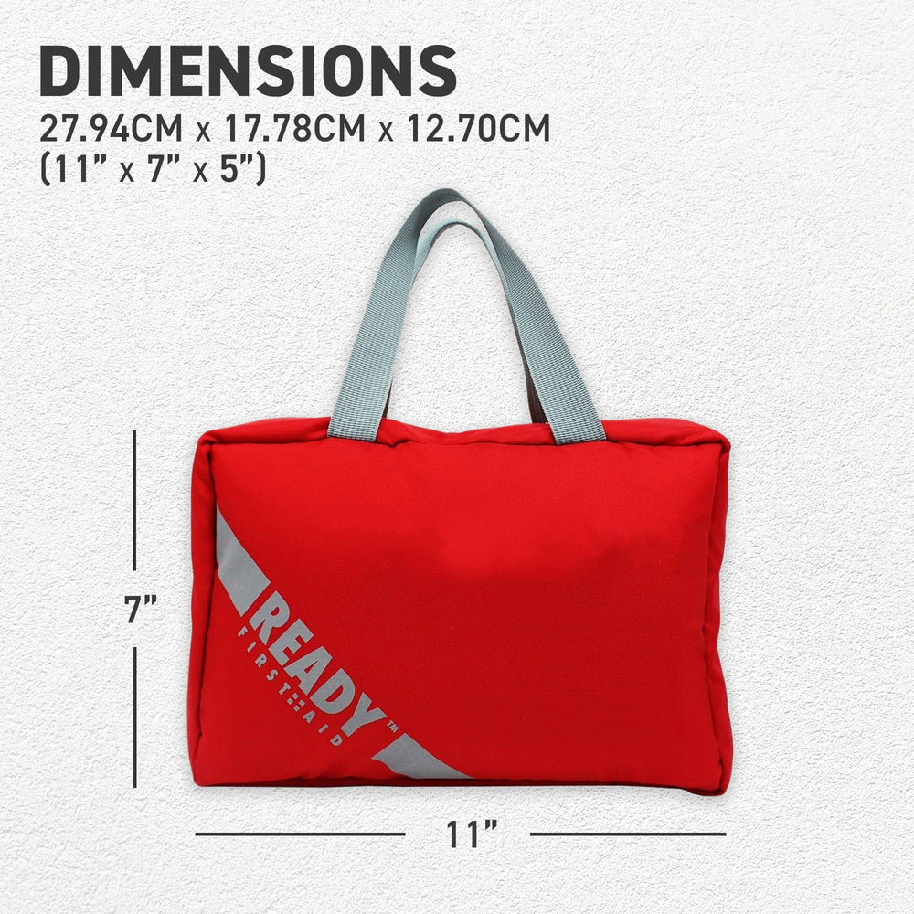 WorkSafeBC BC Basic First Aid Kit with First Aid Bag dimensions