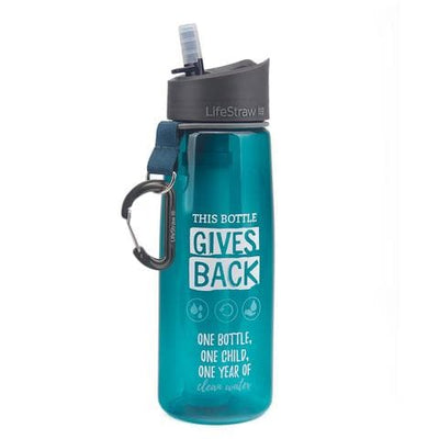 Give Back LifeStraw Go Water Bottle, 22 oz