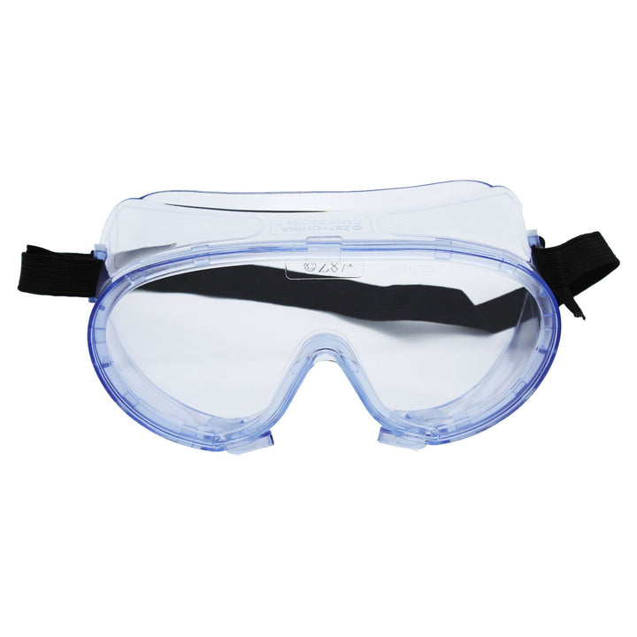 Lab Safety Goggles - Ventless Frame - Clear with Anti-Fog Lenses