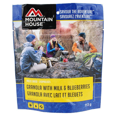 Mountain House Granola with Milk and Blueberries Pouch