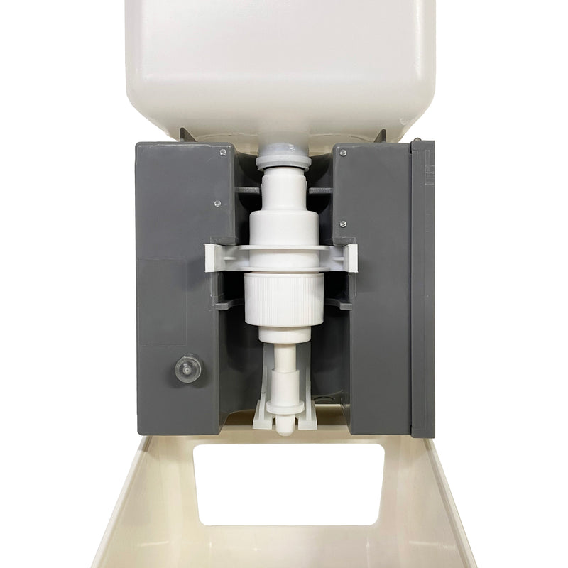 New hand sanitizer dispenser inner pump front view
