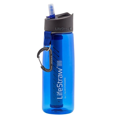 blue LifeStraw Go Water Bottle, 22 oz