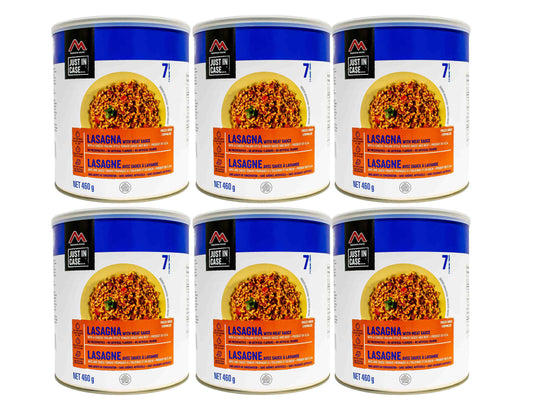 6 Cans  of Mountain House Lasagna