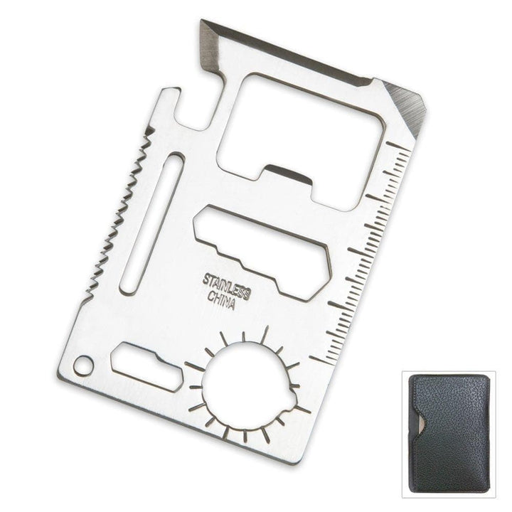 EARTH CARD ユーティリティカード 11-in-1 Multi-Function Survival Tool Credit Card Size – 72hours.ca